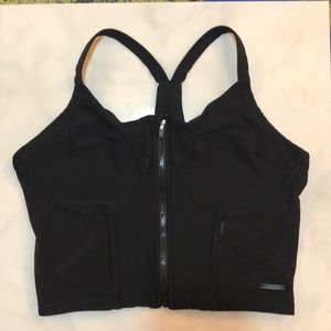 Zip Up Sports Bra
